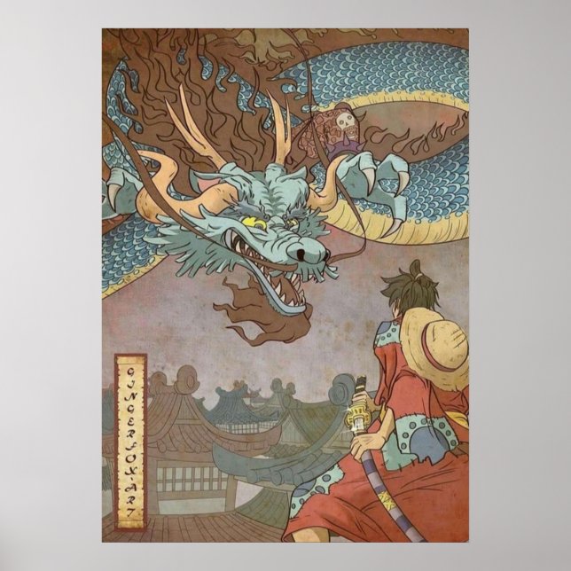 Poster Luffy vs Kaido (Devant)