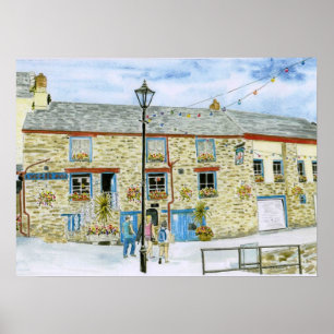 Poster 'Lugger Inn (Polruan)'