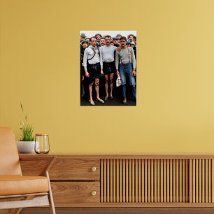 Poster Luigi Ganna Cesare Brambilla Pierre Dane Tour d'It