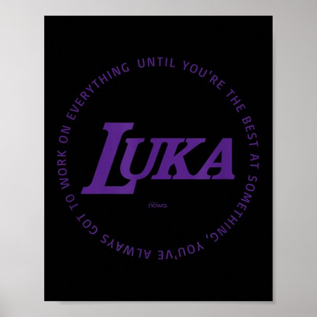 Poster Luka - Work On Everything To Be The P Practice  (Devant)