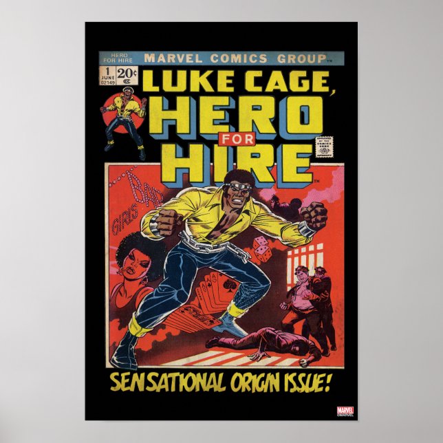 Poster Luke Cage Comic #1 (Devant)