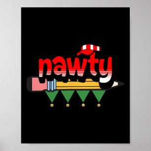 Poster Lulu Darling Naughty or Nice List Christmas Pa