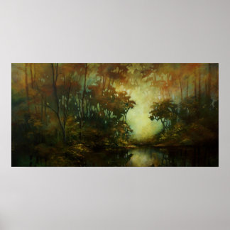 Poster Lumière bois