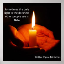 Lumière dans l'obscurité Imprimer