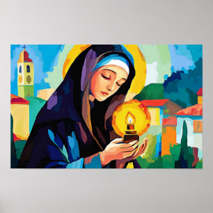 Poster Lumière d'Assise