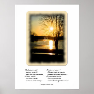 Poster Lumière de Dieu photo