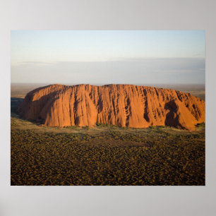 Poster Lumière de fin d'après-midi sur Uluru / Ayers Rock