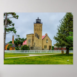 Poster Lumière de la pointe Mackinac