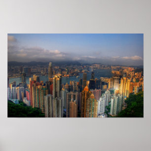 Poster Lumière de matin de Hong Kon