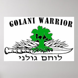 Poster Lumière du guerrier Golani