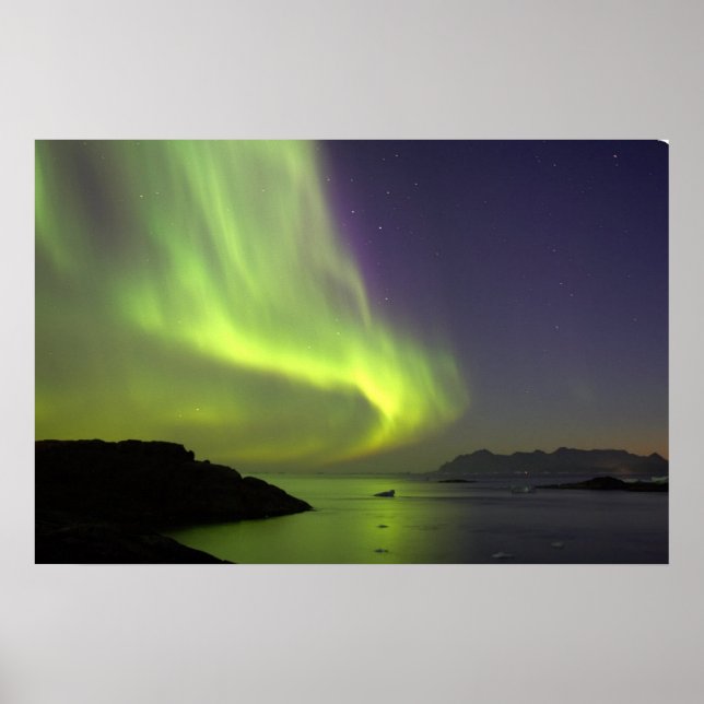 POSTER LUMIÈRE DU NORD - ALASKA (Devant)