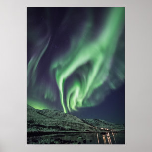 Poster Lumière du Nord Norvège