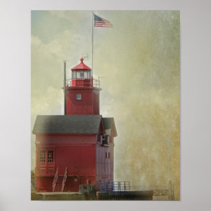 Poster Lumière du phare