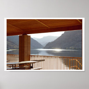 Poster Lumière du soleil sur le fleuve Colorado