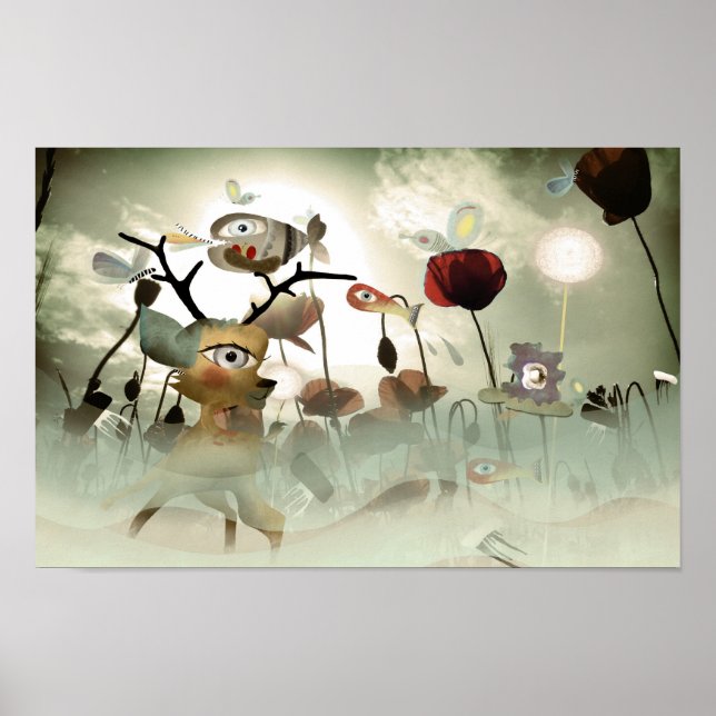 Poster Lumière et transparence délicieuses (Devant)