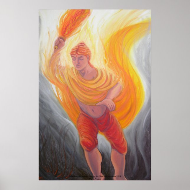 Poster Lumière Libérer l'esprit (Devant)