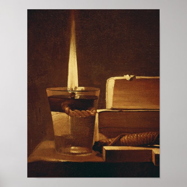 Poster Lumière nocturne, 1630-35 (Devant)