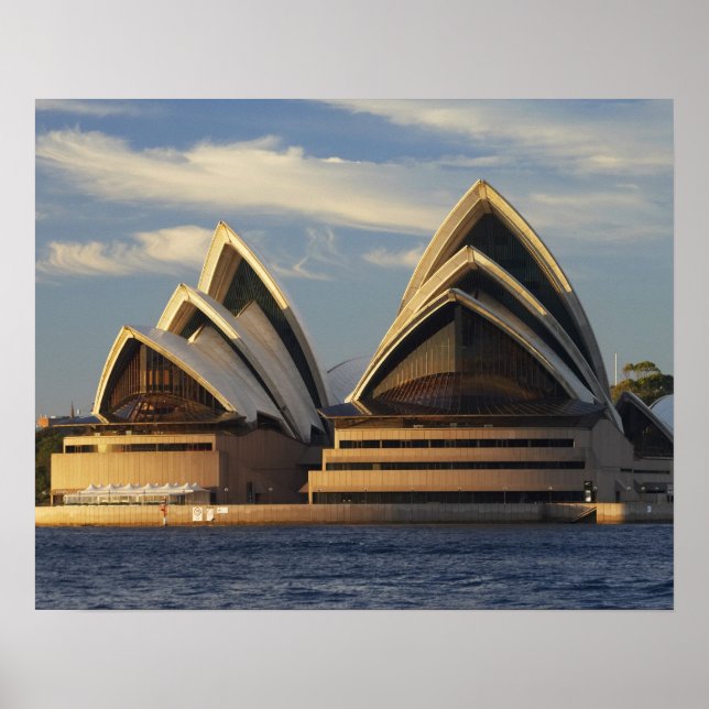 Poster Lumière précoce sur Sydney Opera House, Sydney, Ne (Devant)