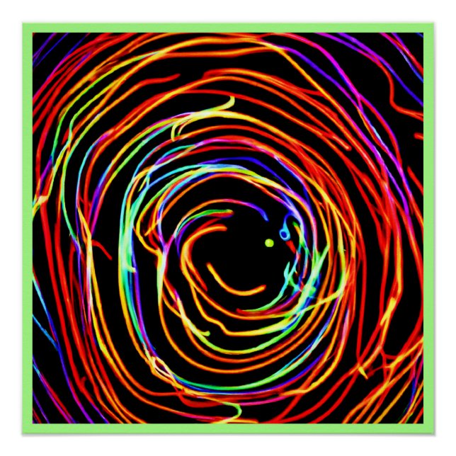 Poster Lumière spirale (Devant)