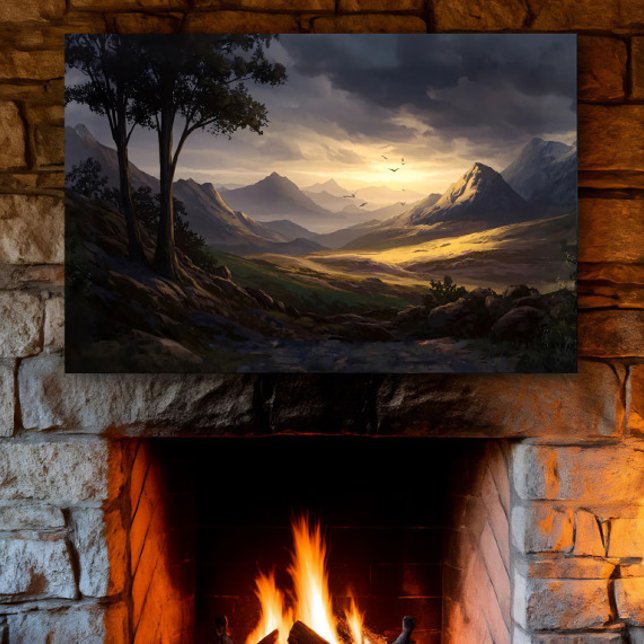 Poster Lumière sur l'horizon (Créateur téléchargé)