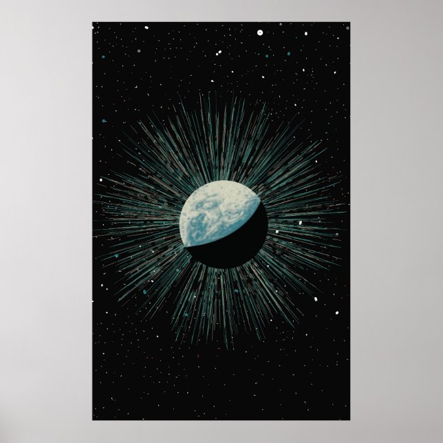 Poster Lumière terrestre (Devant)