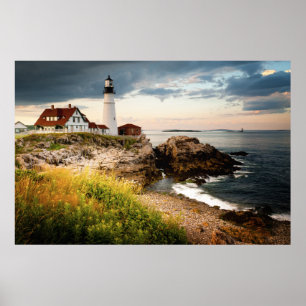 Poster Lumière tête Portland   Cape Elizabeth ME