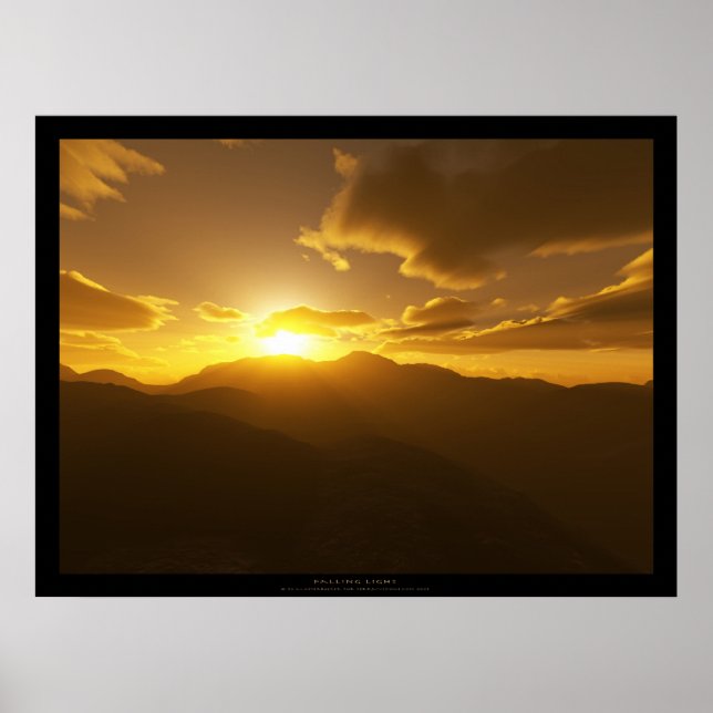 Poster Lumière tombante (Devant)