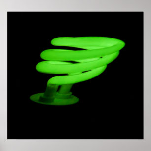 Poster Lumière verte