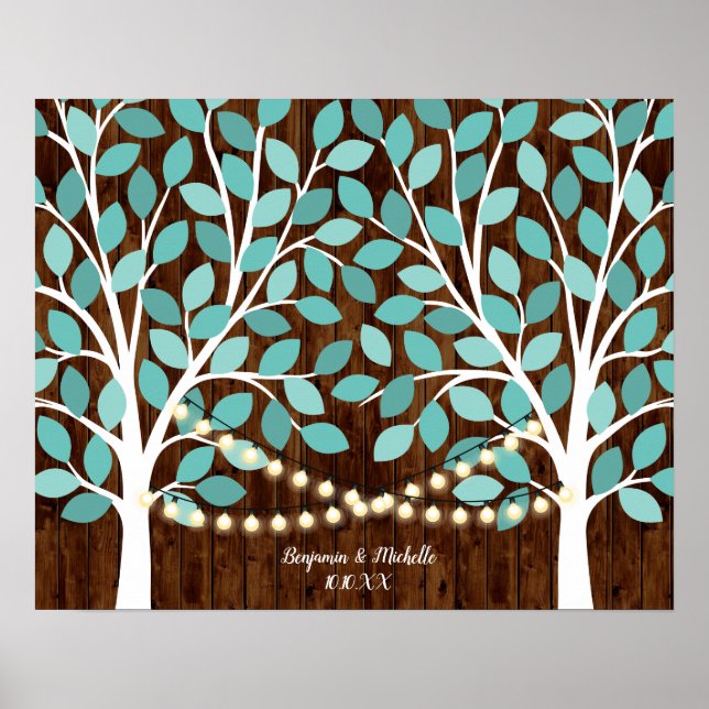 Poster Lumières - 100 Signature Livre d'invité Alternativ (Devant)