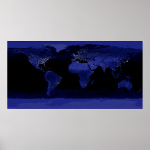 Poster Lumières de la Terre