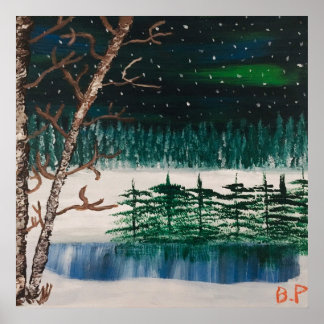 Poster Lumières du Nord