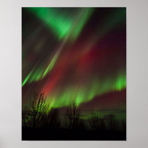 Poster Lumières du Nord   Scandinavie, Islande