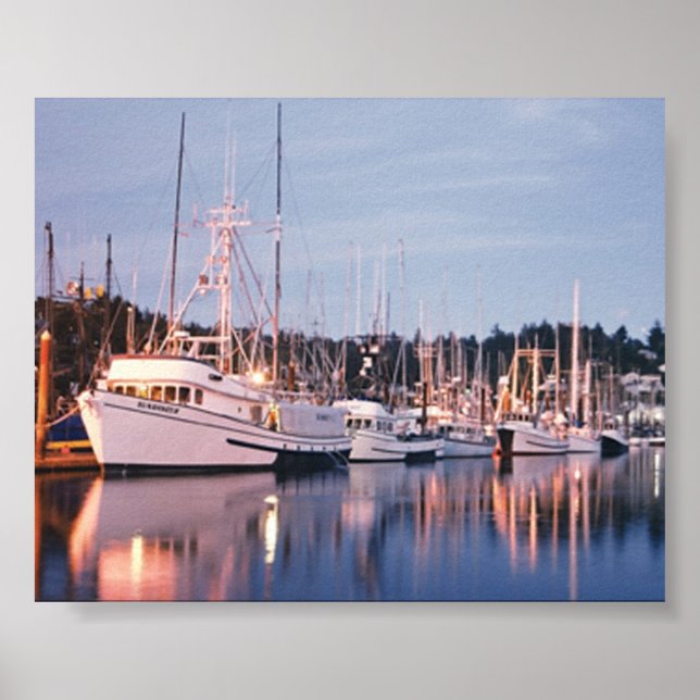 Poster Lumières du port (Devant)