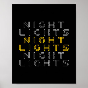 Poster Lumières nocturnes