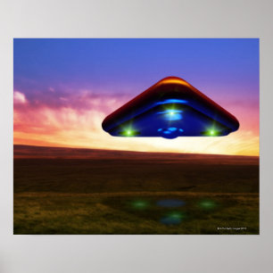 Poster Lumières UFO