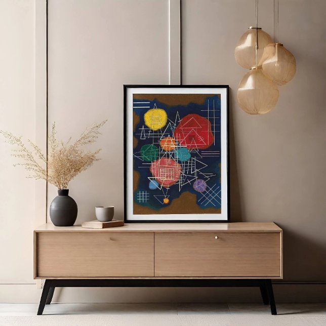 Poster Luminosité voilée, Kandinsky 1928 (Créateur téléchargé)