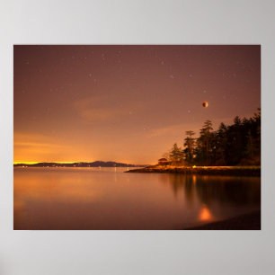 Poster Lunar Eclipse   Victoria, British Columbia