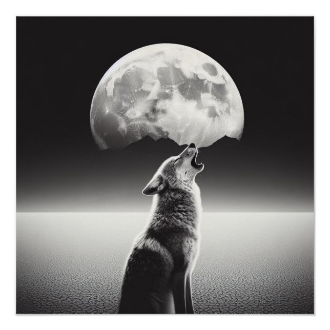 Poster Lunar Howl (Devant)