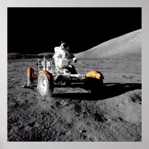 Poster Lunar Rover, Apollo 17