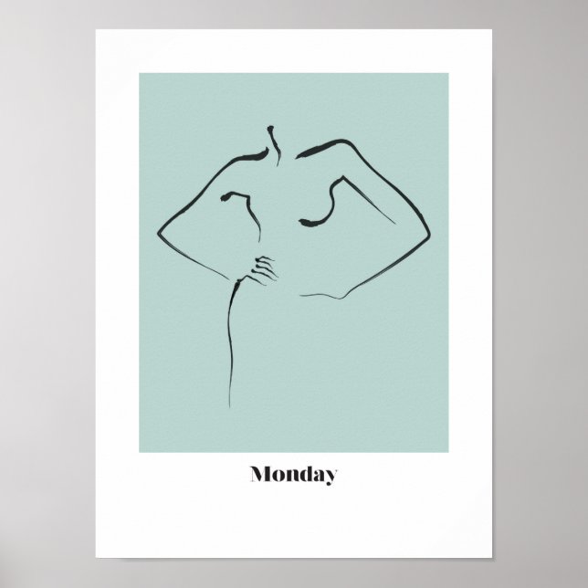 Poster lundi (Devant)