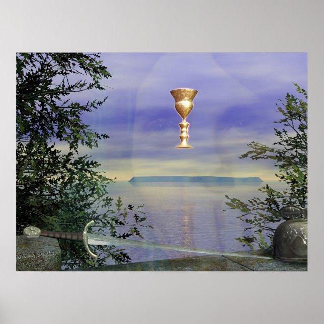 Poster Lundy, The Grail Island #2 (Devant)