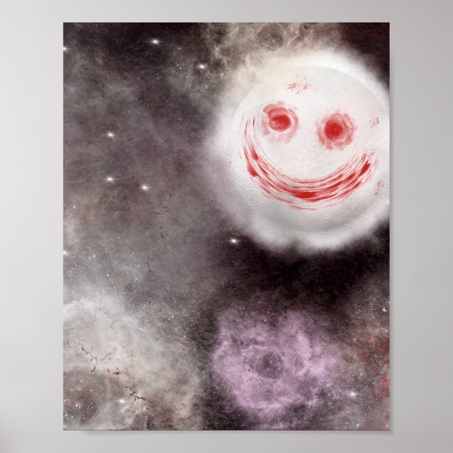 Poster lune (Devant)