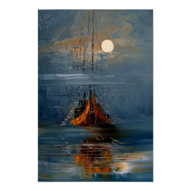 Poster Lune (Devant)