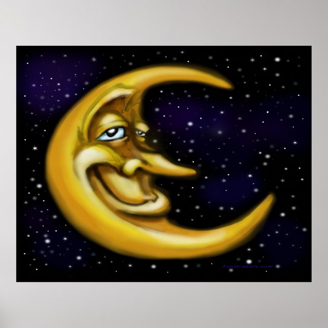 Poster Lune (Devant)