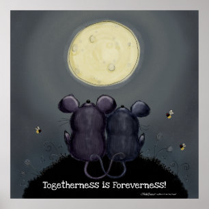 Poster Lune au fromage