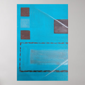 Poster Lune bleue 1/3