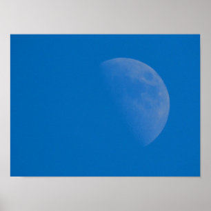 Poster Lune bleue d'hiver