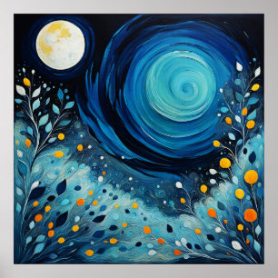 Poster Lune Dans Le Jardin 804