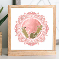 Lune de fraise complète | Illustration de la lune 