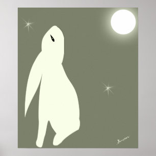 Poster Lune de lièvre
